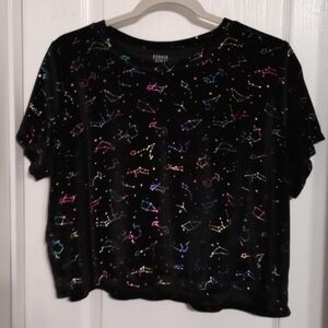 Comic Aura Crop Top Large